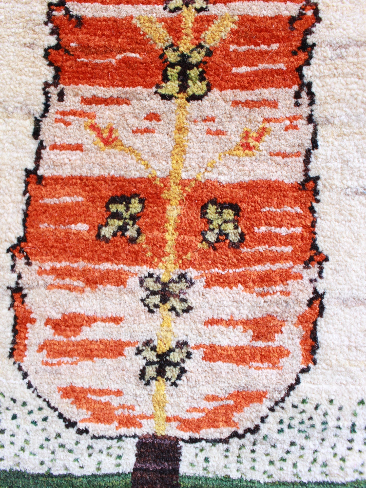 <出張中ギャッベ> Entrance Mini (93cm×65cm) 202311051