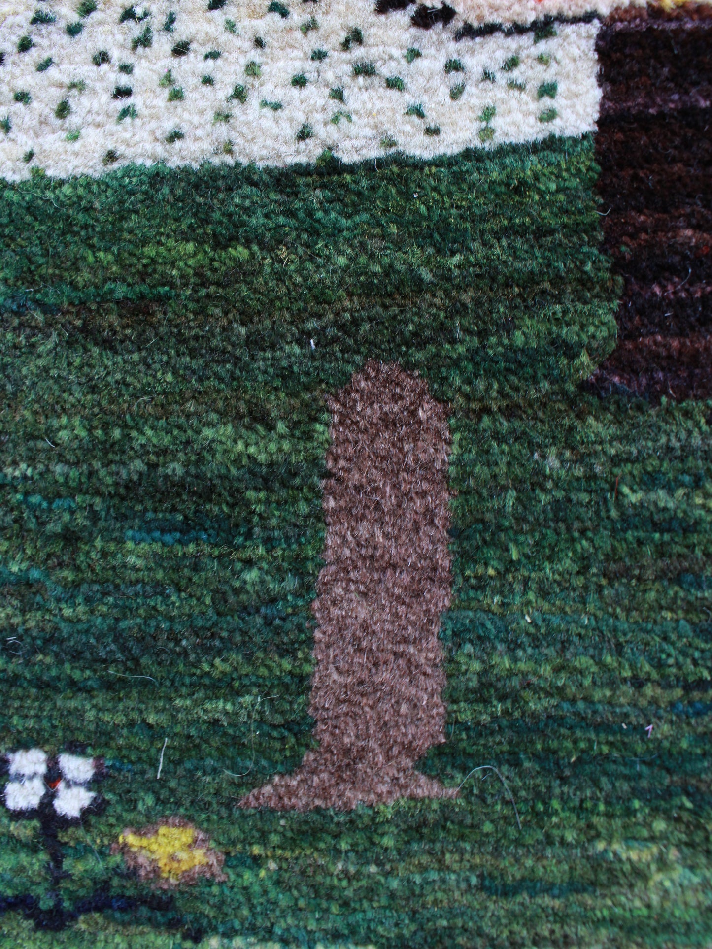 <出張中ギャッベ> Entrance Mini (93cm×65cm) 202311051