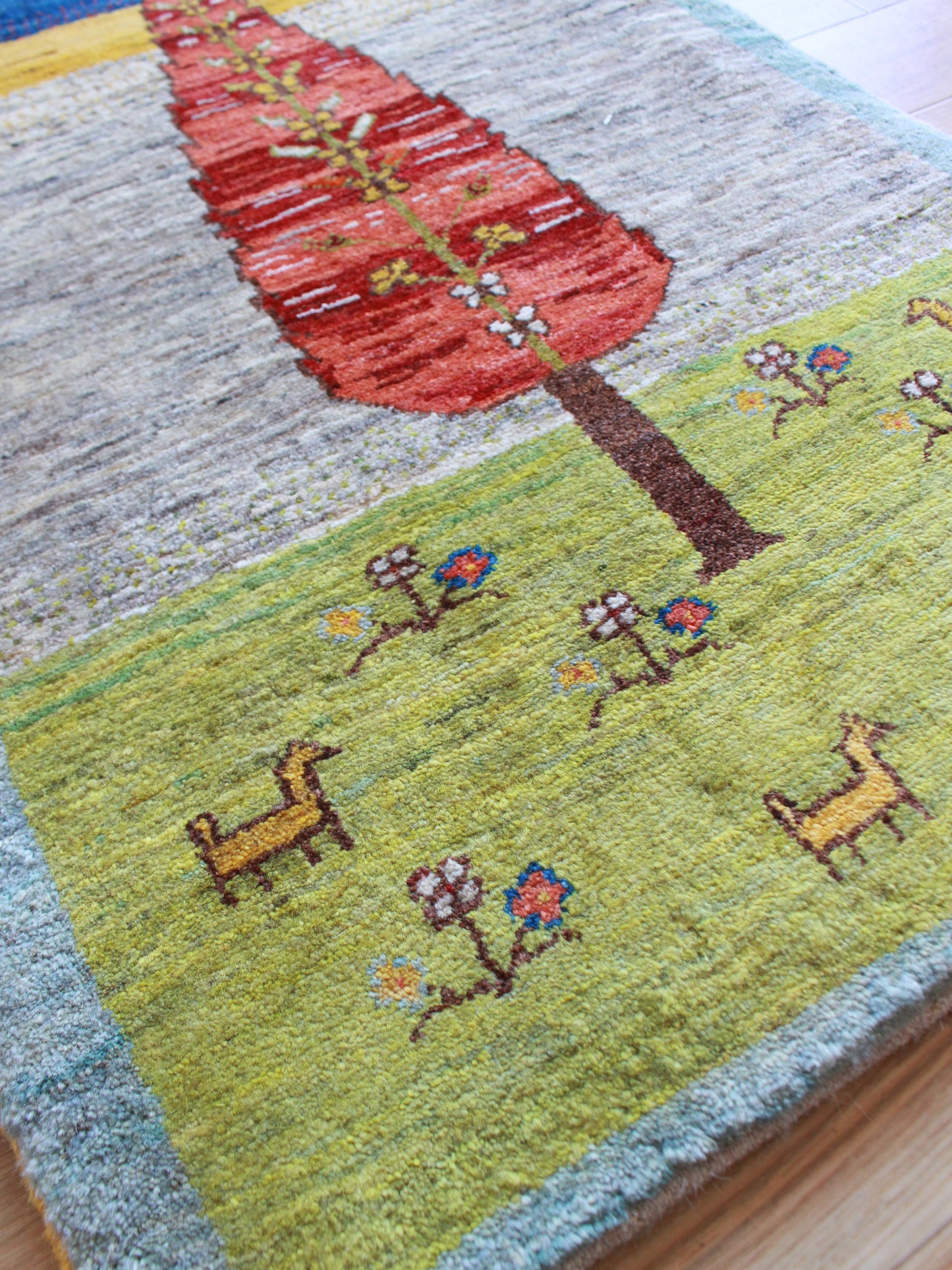 ギャッベ Entrance Mini (93cm×65cm) 202311052