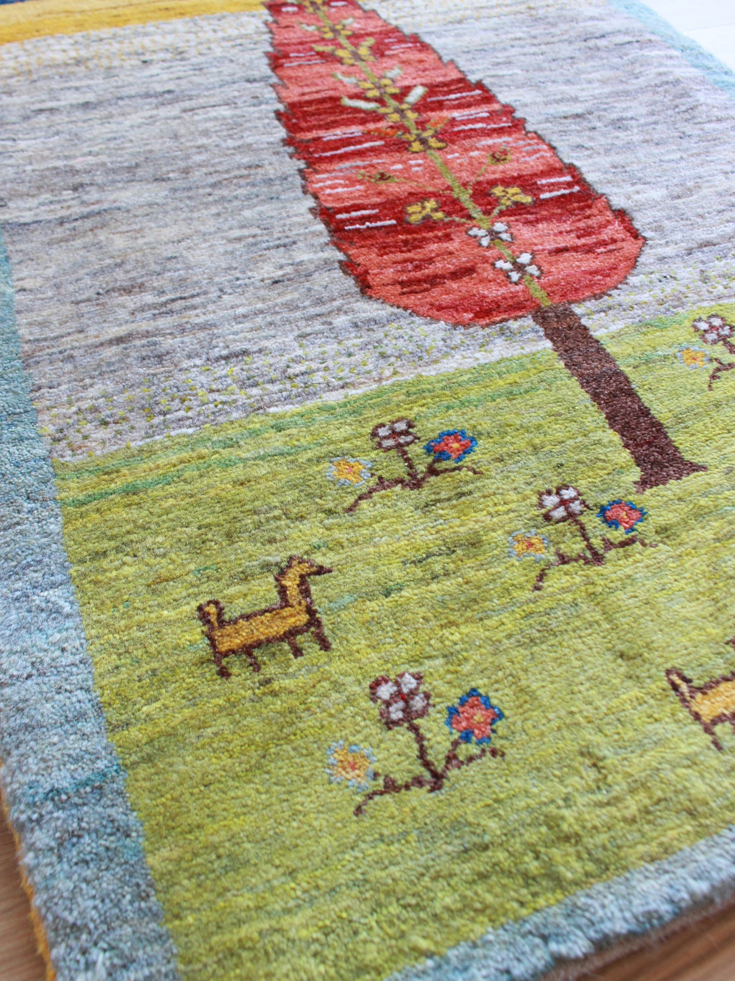 ギャッベ Entrance Mini (93cm×65cm) 202311052