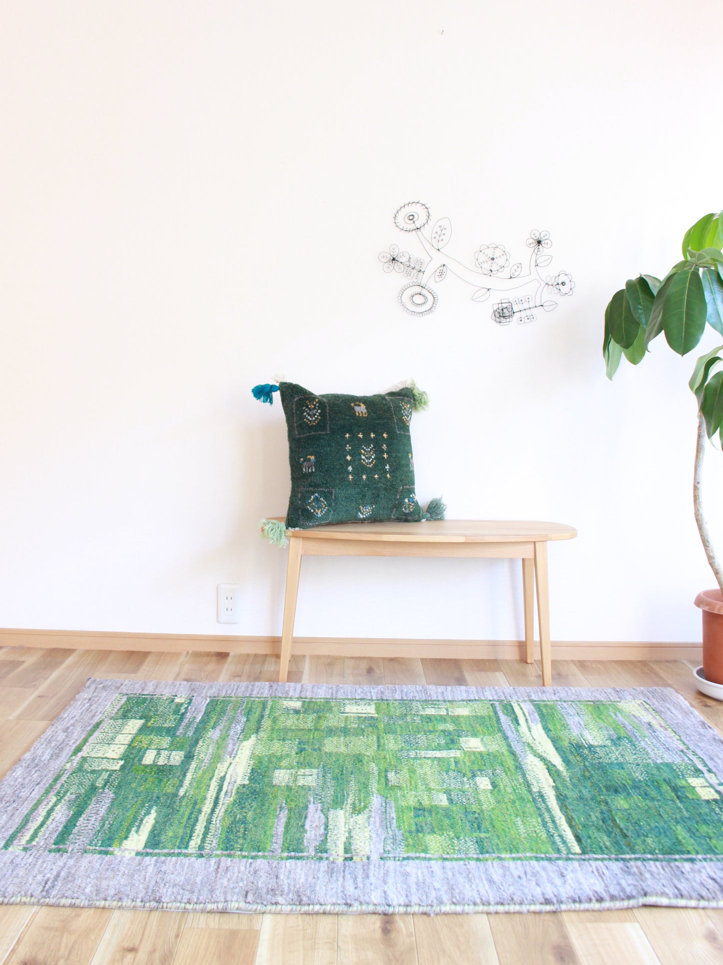 ギャッベ Accent Rug (158cm×110cm)