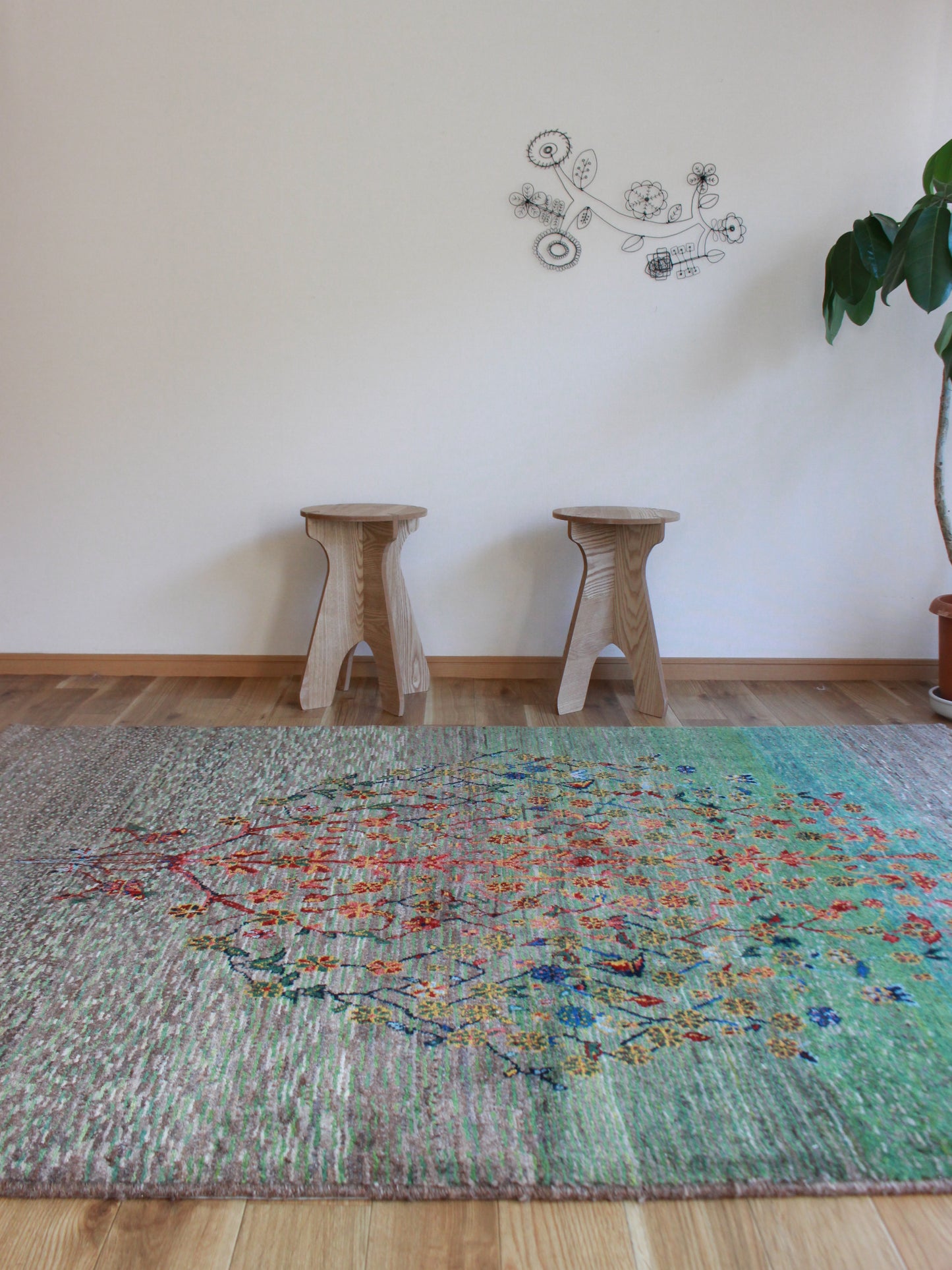 ギャッベ Accent Rug(202cm×152cm)2311055