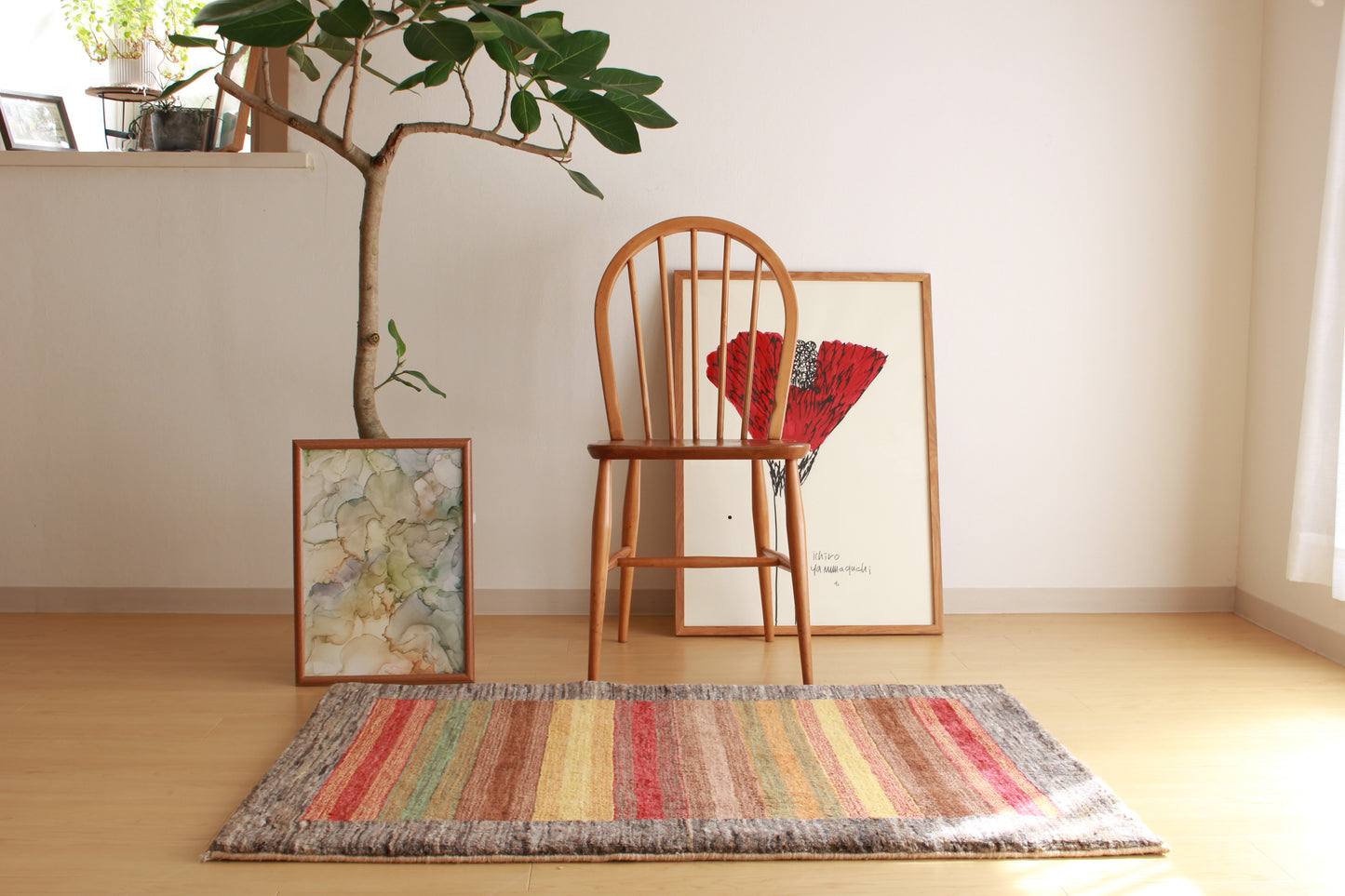 ギャッベ Accent Rug (119cm×82cm) 017