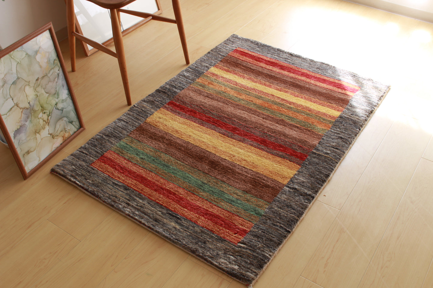ギャッベ Accent Rug (119cm×82cm) 017