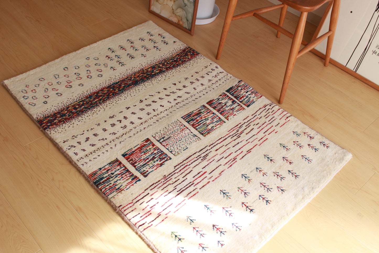 ギャッベ Accent Rug (121cm×80cm) 016