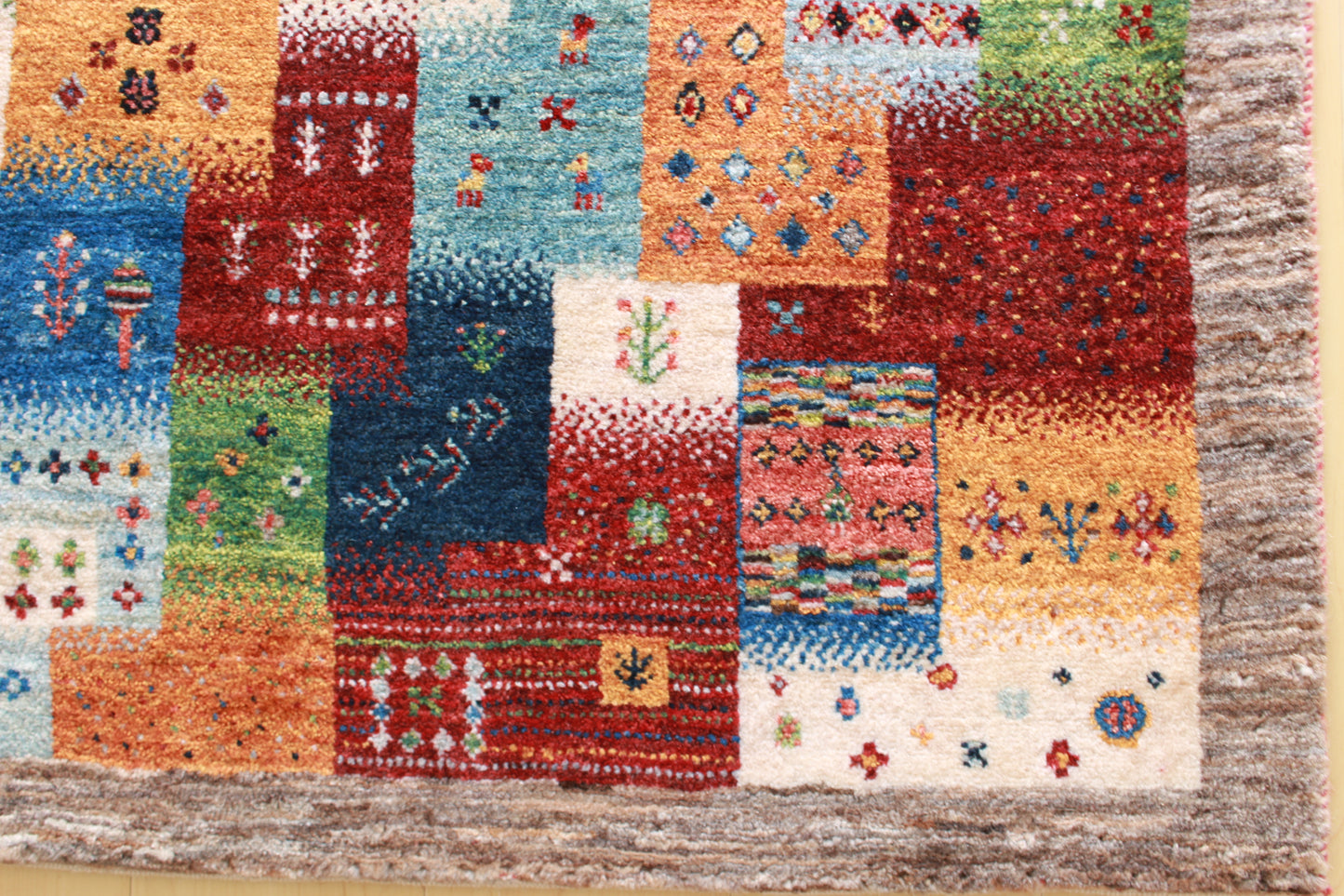 ギャッベ Accent Rug (135㎝×86㎝) 014