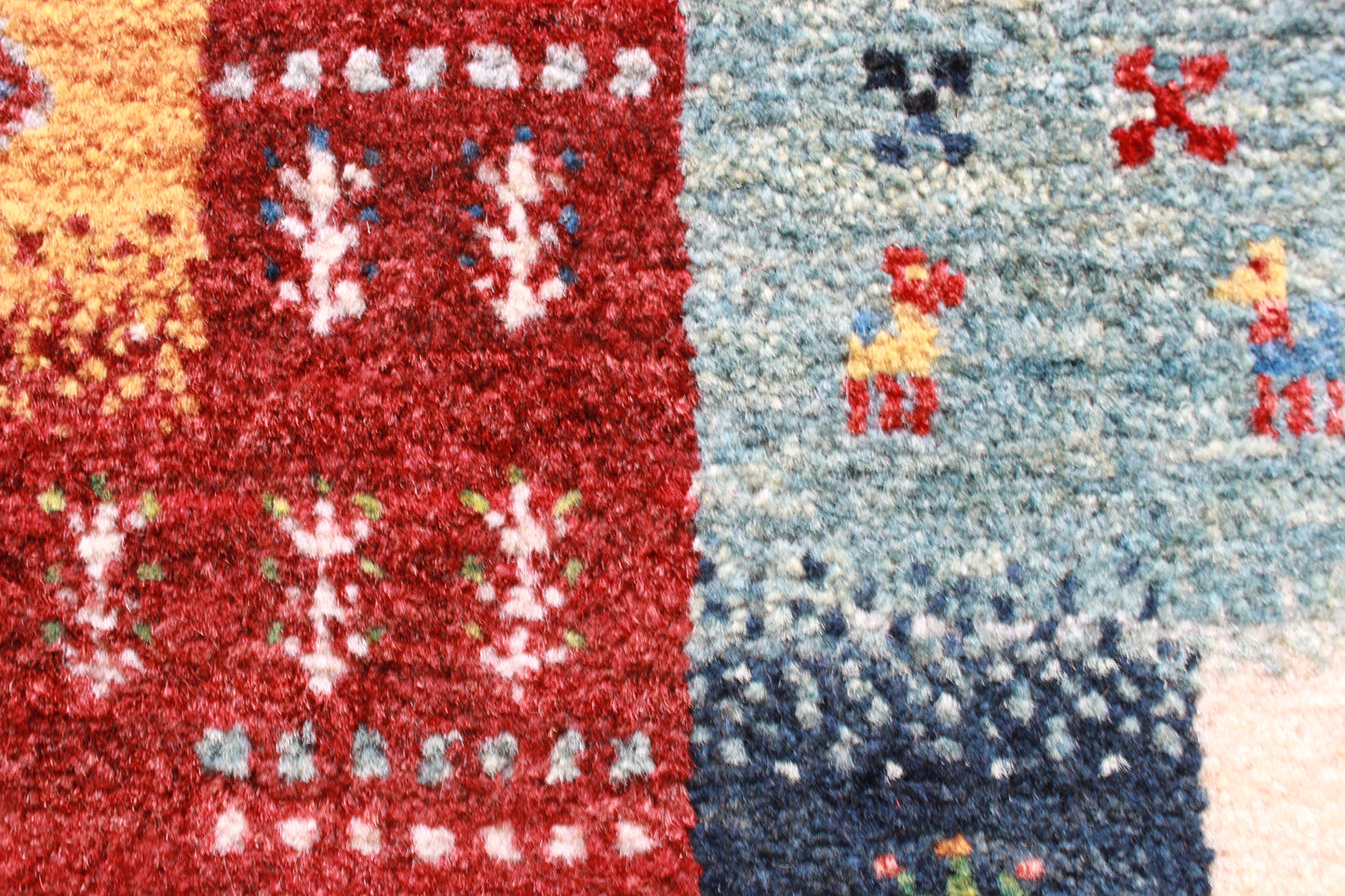ギャッベ Accent Rug (135㎝×86㎝) 014