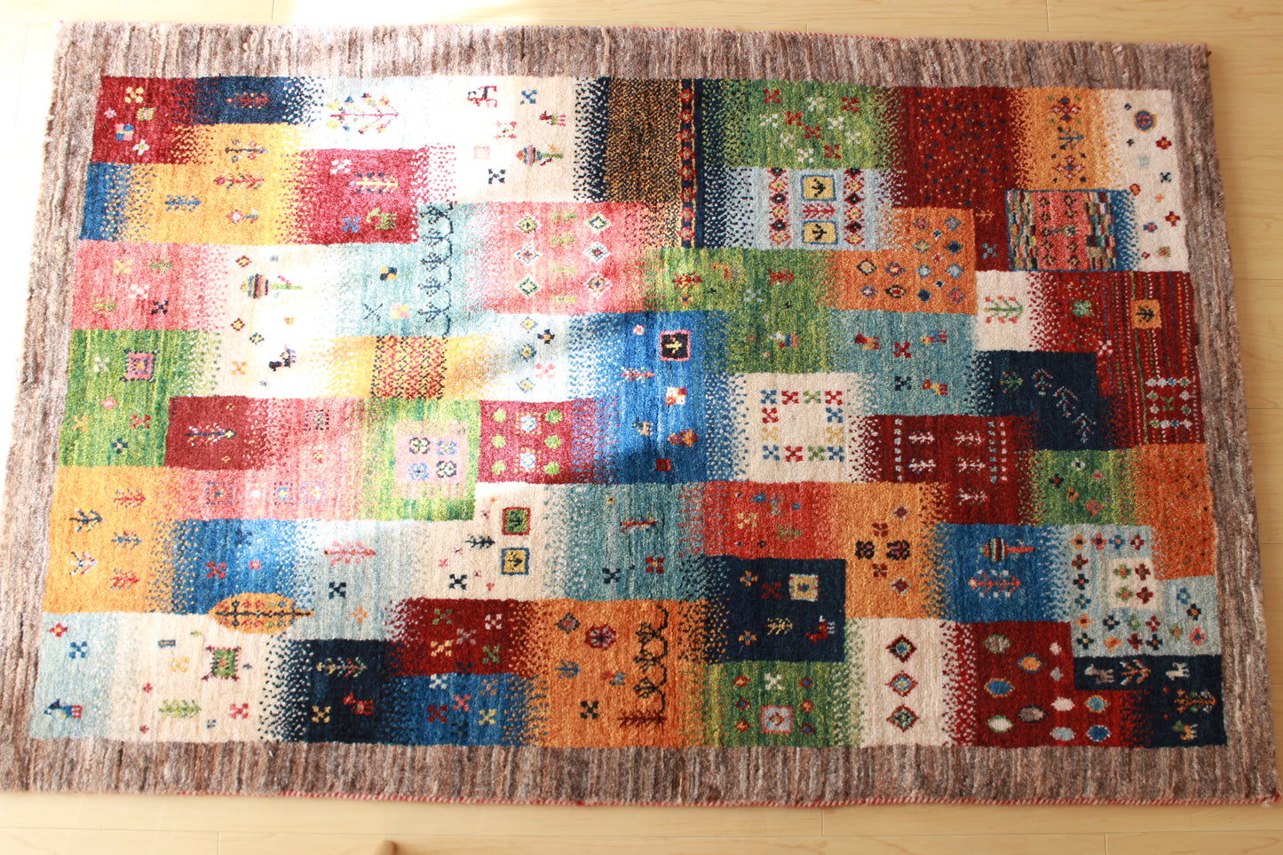 ギャッベ Accent Rug (135㎝×86㎝) 014