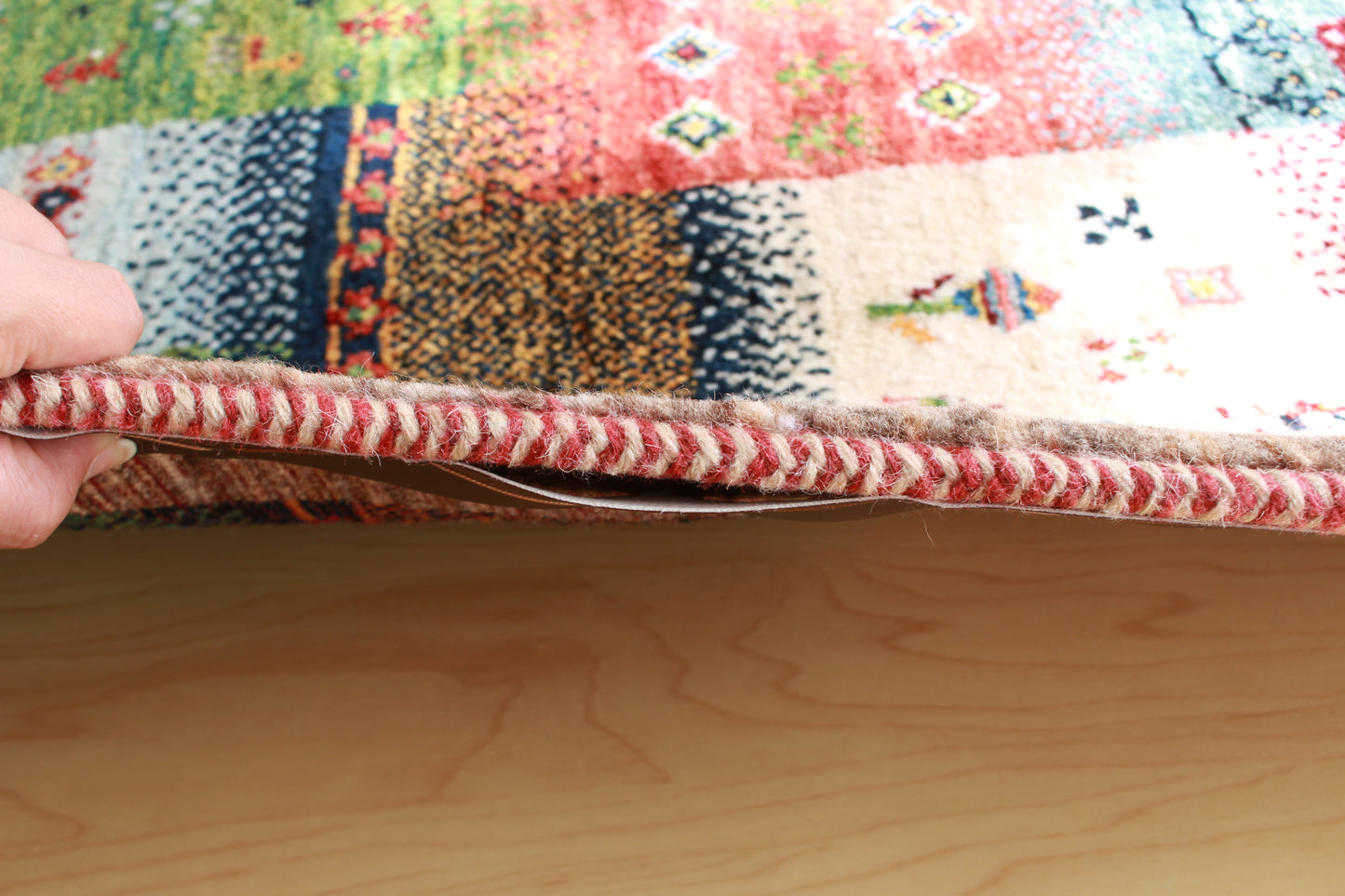 ギャッベ Accent Rug (135㎝×86㎝) 014