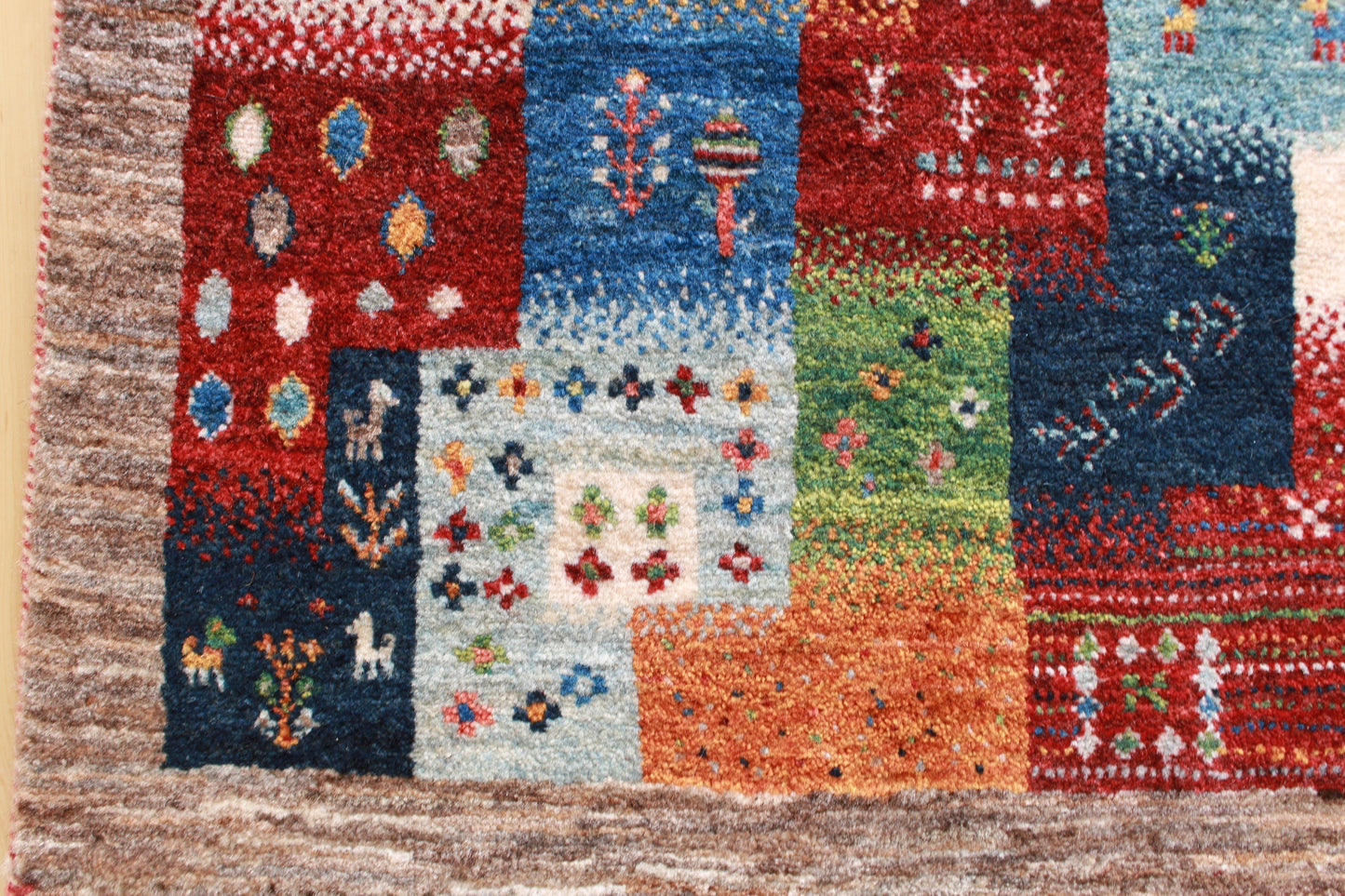 ギャッベ Accent Rug (135㎝×86㎝) 014