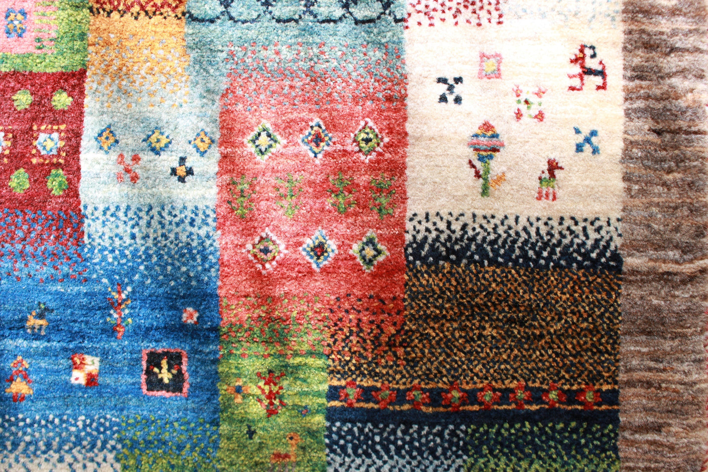 ギャッベ Accent Rug (135㎝×86㎝) 014