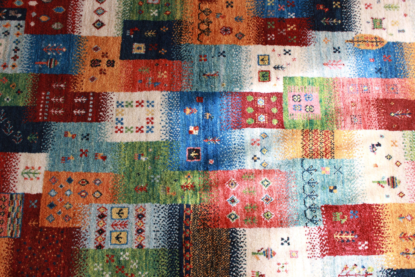 ギャッベ Accent Rug (135㎝×86㎝) 014