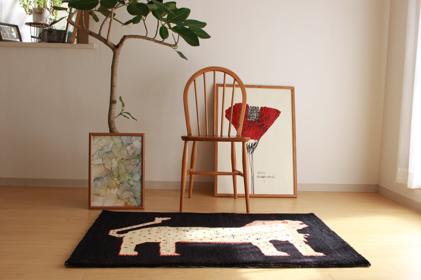 ギャッベ Accent Rug (120cm×81cm) 007