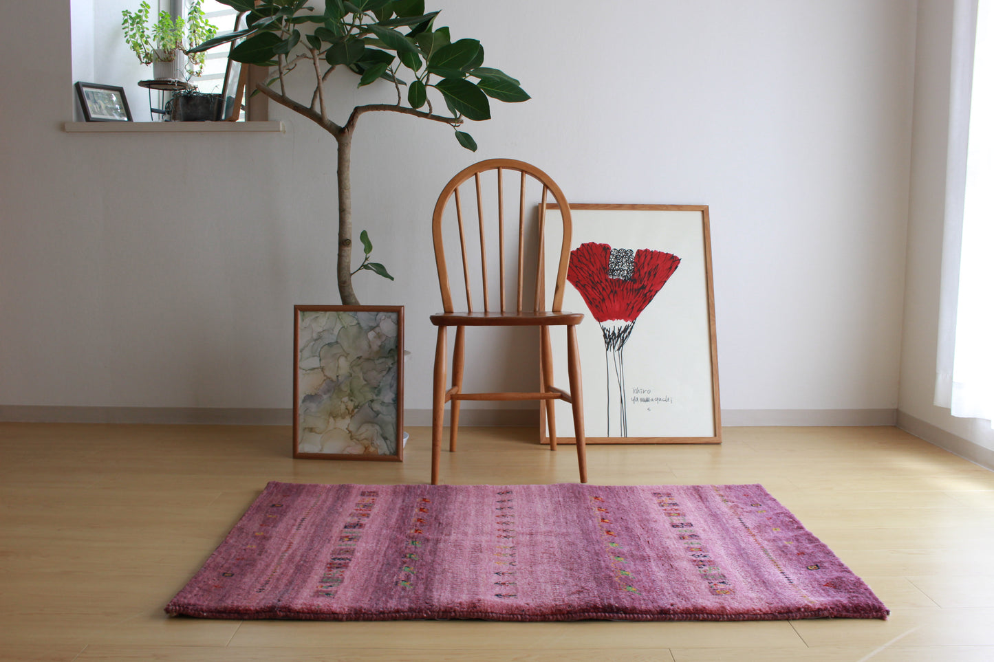 ギャッベ Accent Rug (124cm×82cm) 015