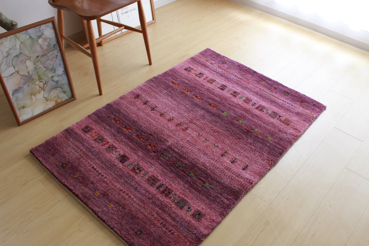 ギャッベ Accent Rug (124cm×82cm) 015