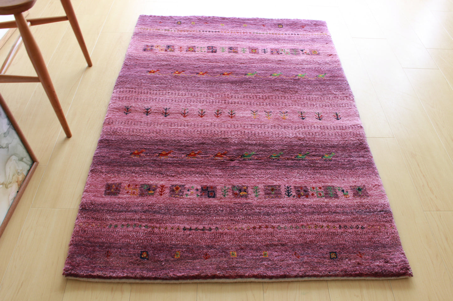 ギャッベ Accent Rug (124cm×82cm) 015