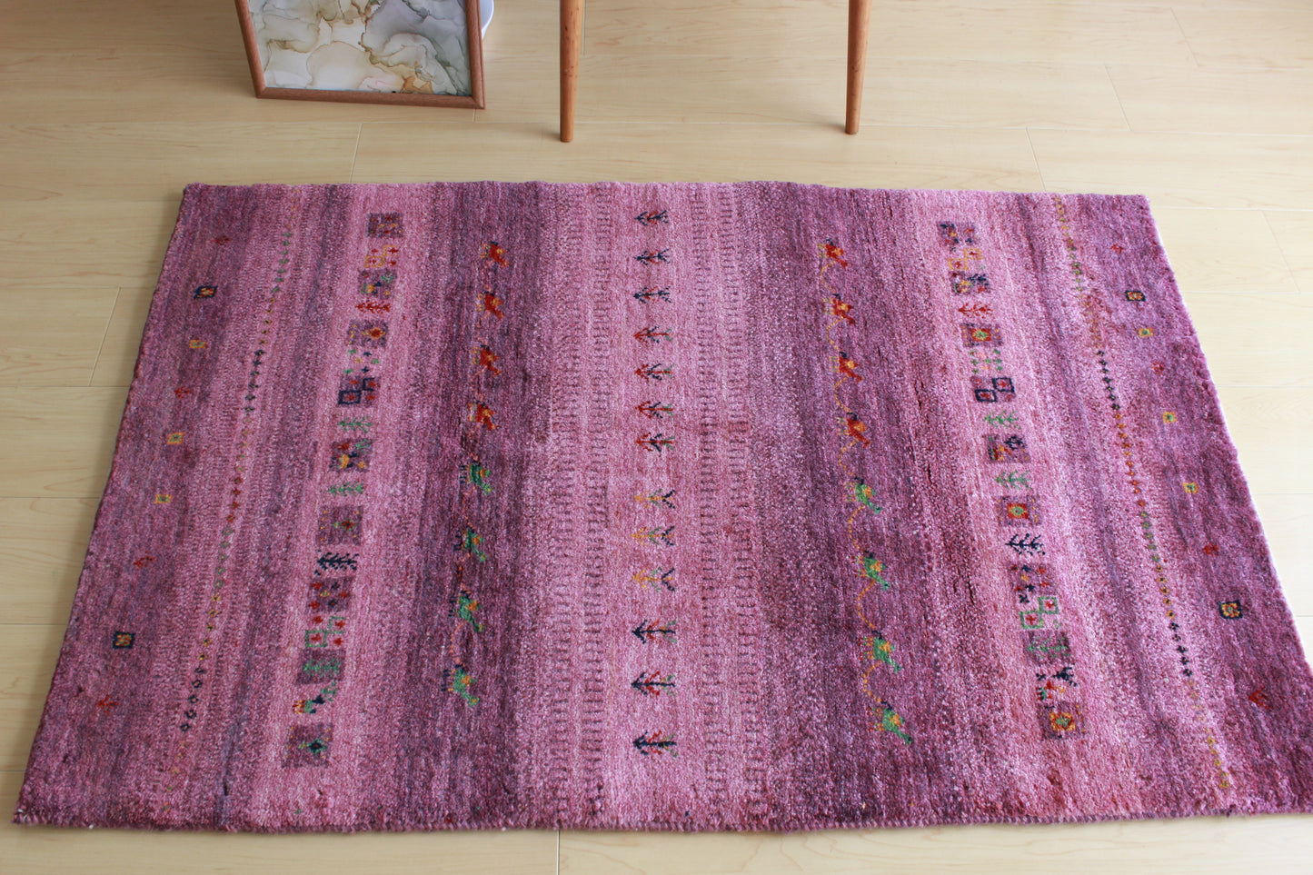 ギャッベ Accent Rug (124cm×82cm) 015