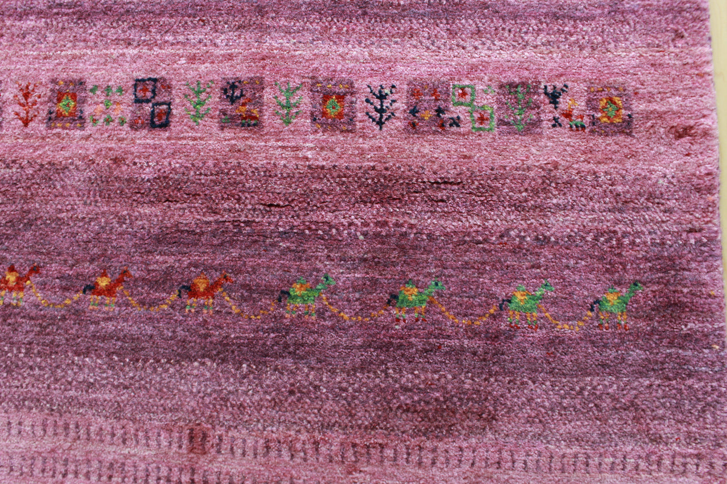ギャッベ Accent Rug (124cm×82cm) 015