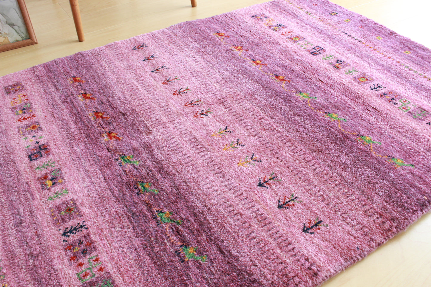 ギャッベ Accent Rug (124cm×82cm) 015