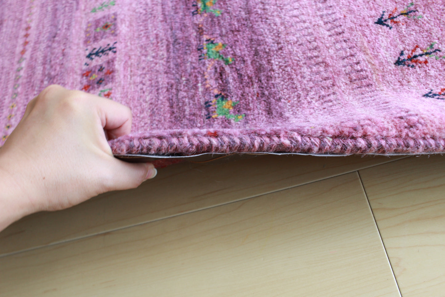 ギャッベ Accent Rug (124cm×82cm) 015