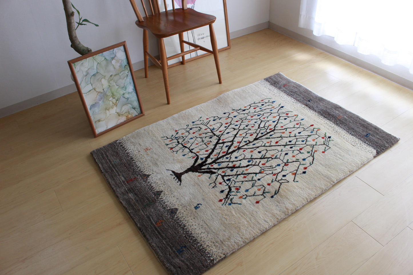 ギャッベ Accent Rug (133cm×90cm)1662