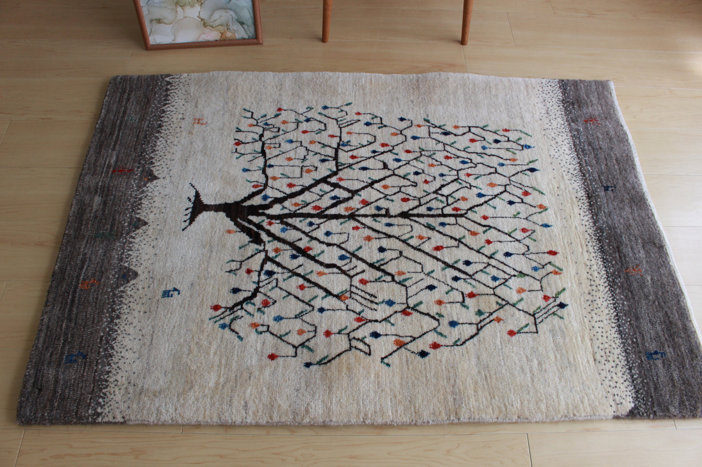 ギャッベ Accent Rug (133cm×90cm)1662