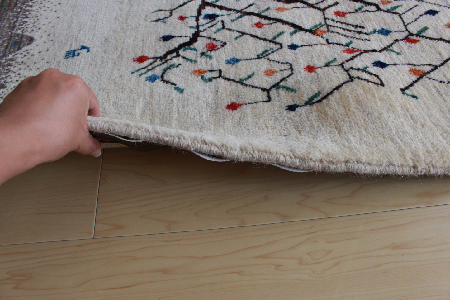 ギャッベ Accent Rug (133cm×90cm)1662