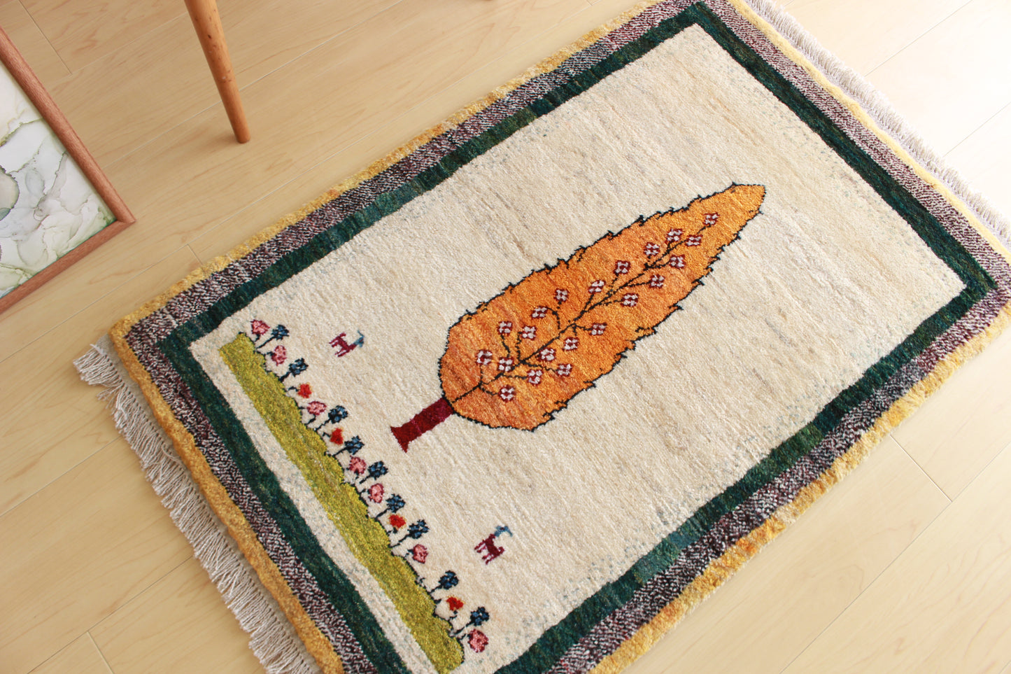 ギャッベ Entrance Mini (92cm×61cm) 011