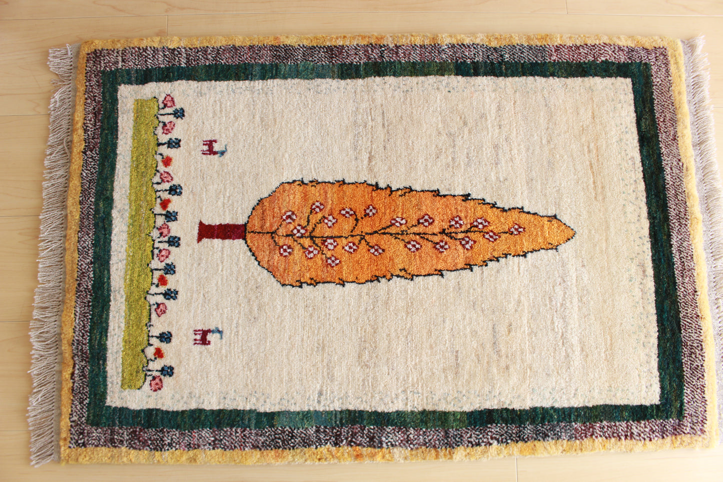 ギャッベ Entrance Mini (92cm×61cm) 011