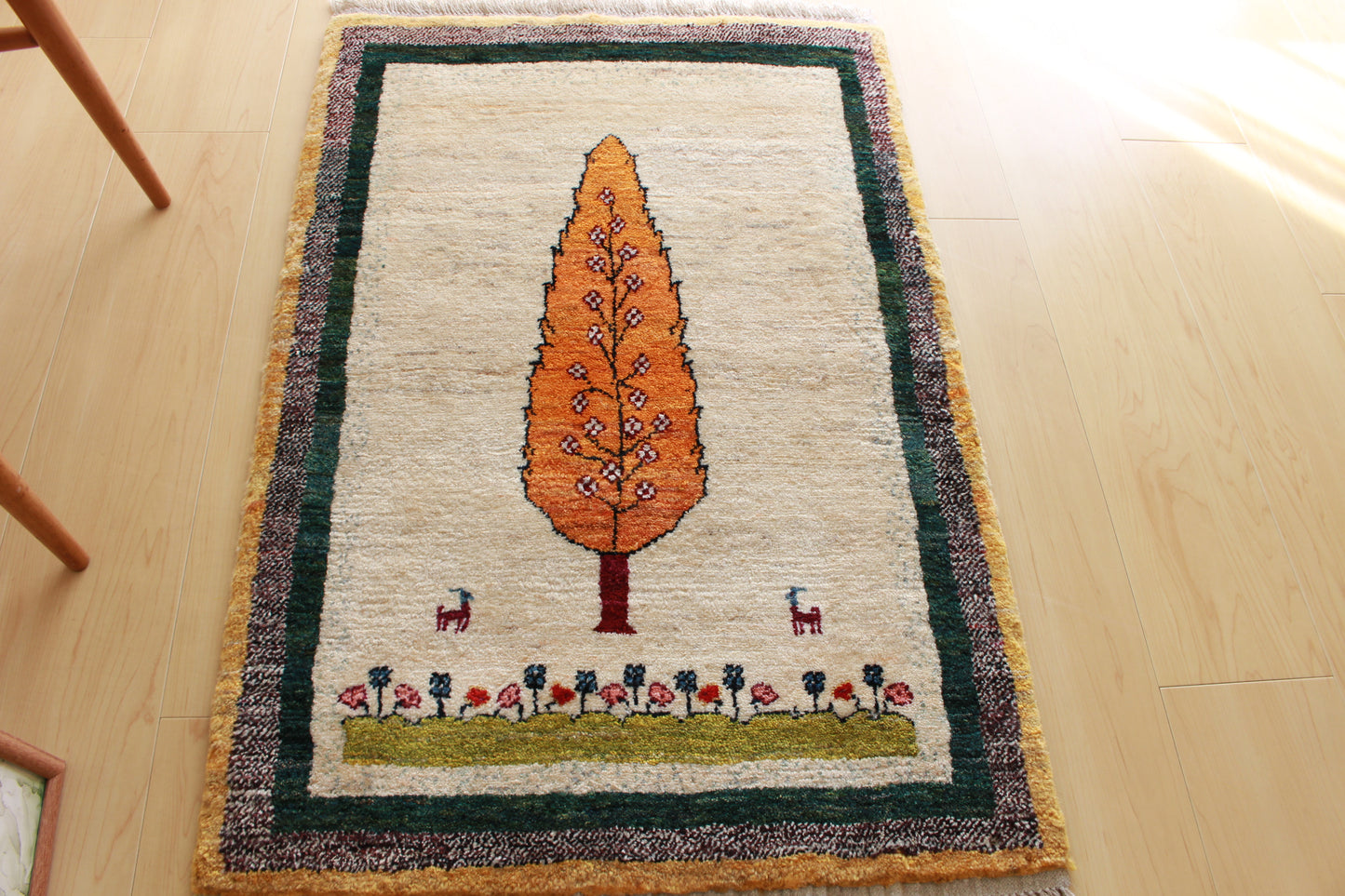 ギャッベ Entrance Mini (92cm×61cm) 011
