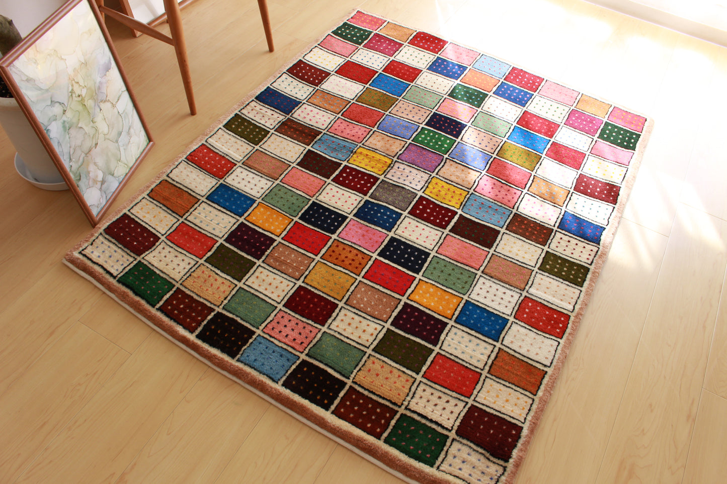 ギャッベ Accent Rug (141cm×107cm) K12