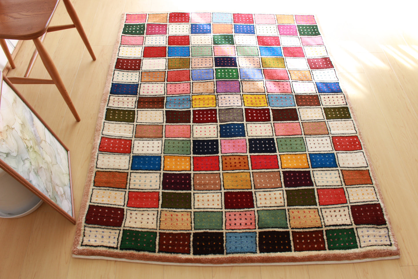ギャッベ Accent Rug (141cm×107cm) K12