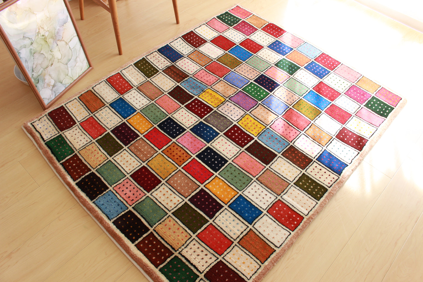 ギャッベ Accent Rug (141cm×107cm) K12