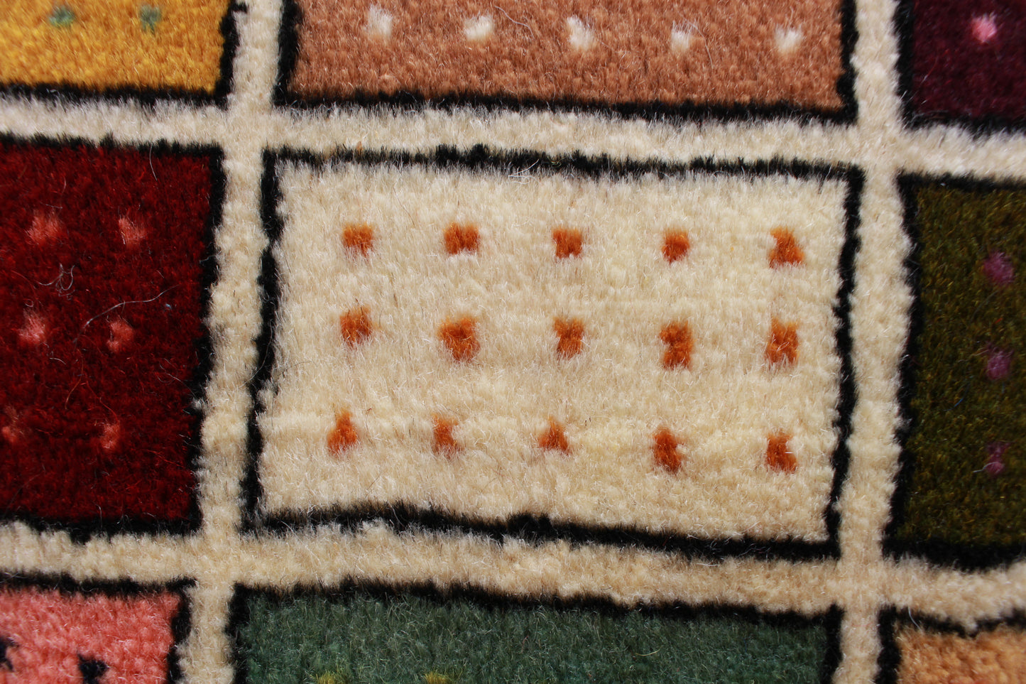 ギャッベ Accent Rug (141cm×107cm) K12