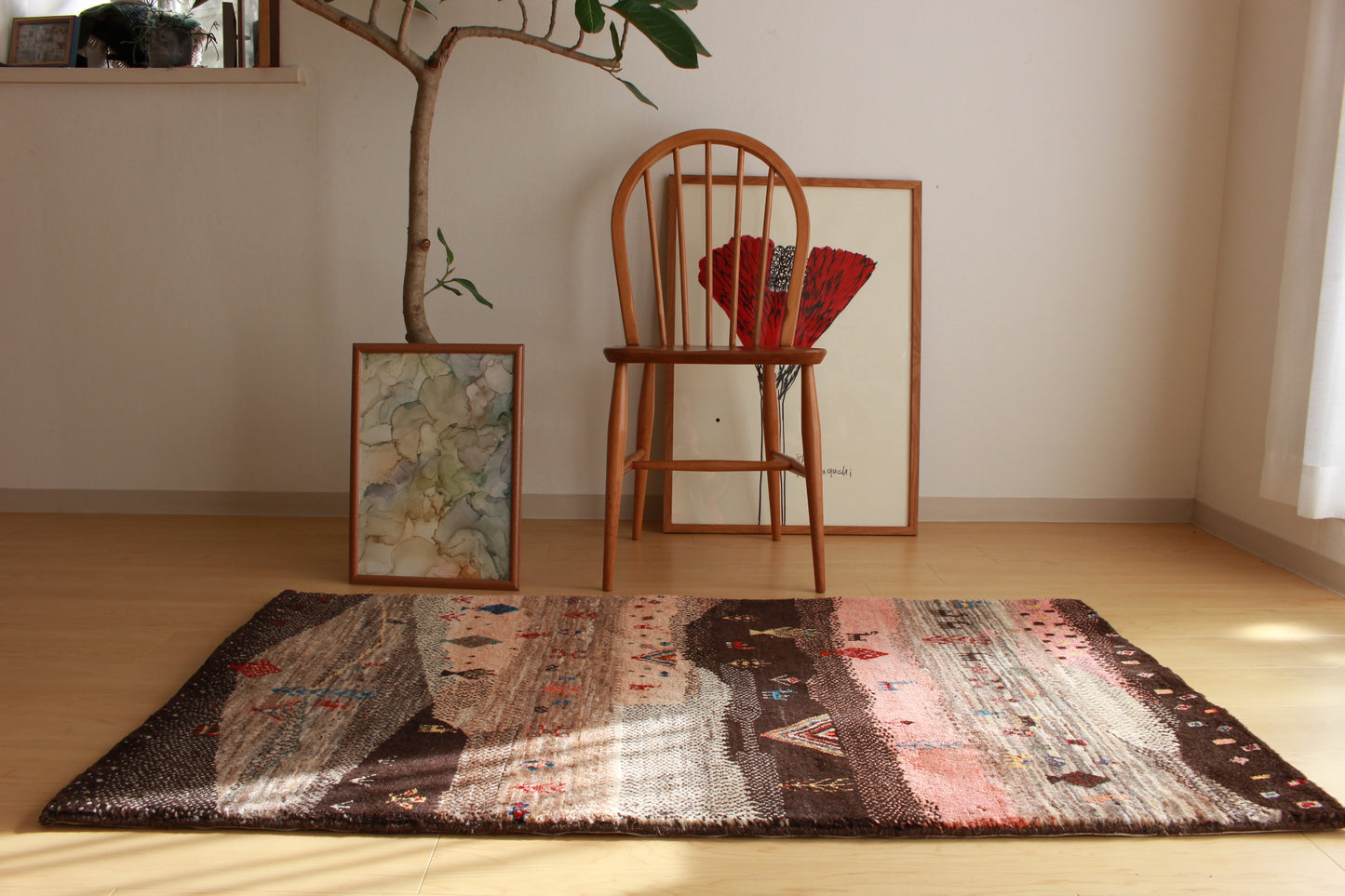 ギャッベ Accent Rug (139cm×80cm) 1663