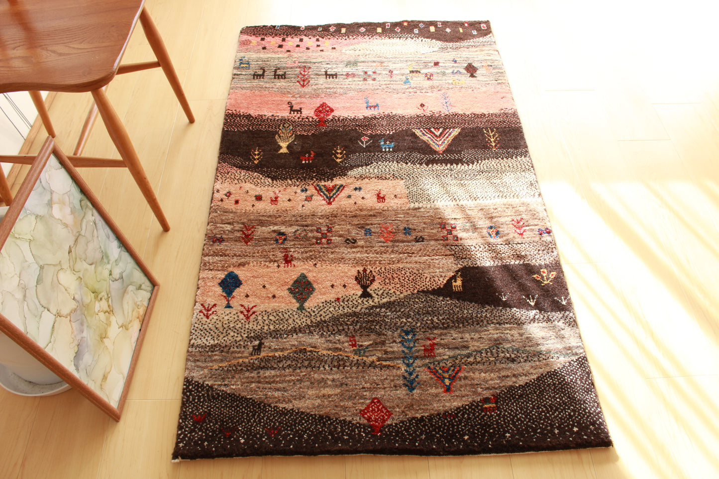 ギャッベ Accent Rug (139cm×80cm) 1663