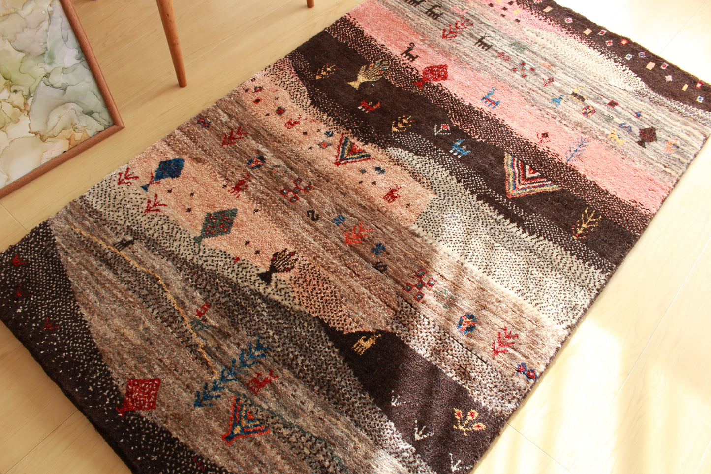 ギャッベ Accent Rug (139cm×80cm) 1663