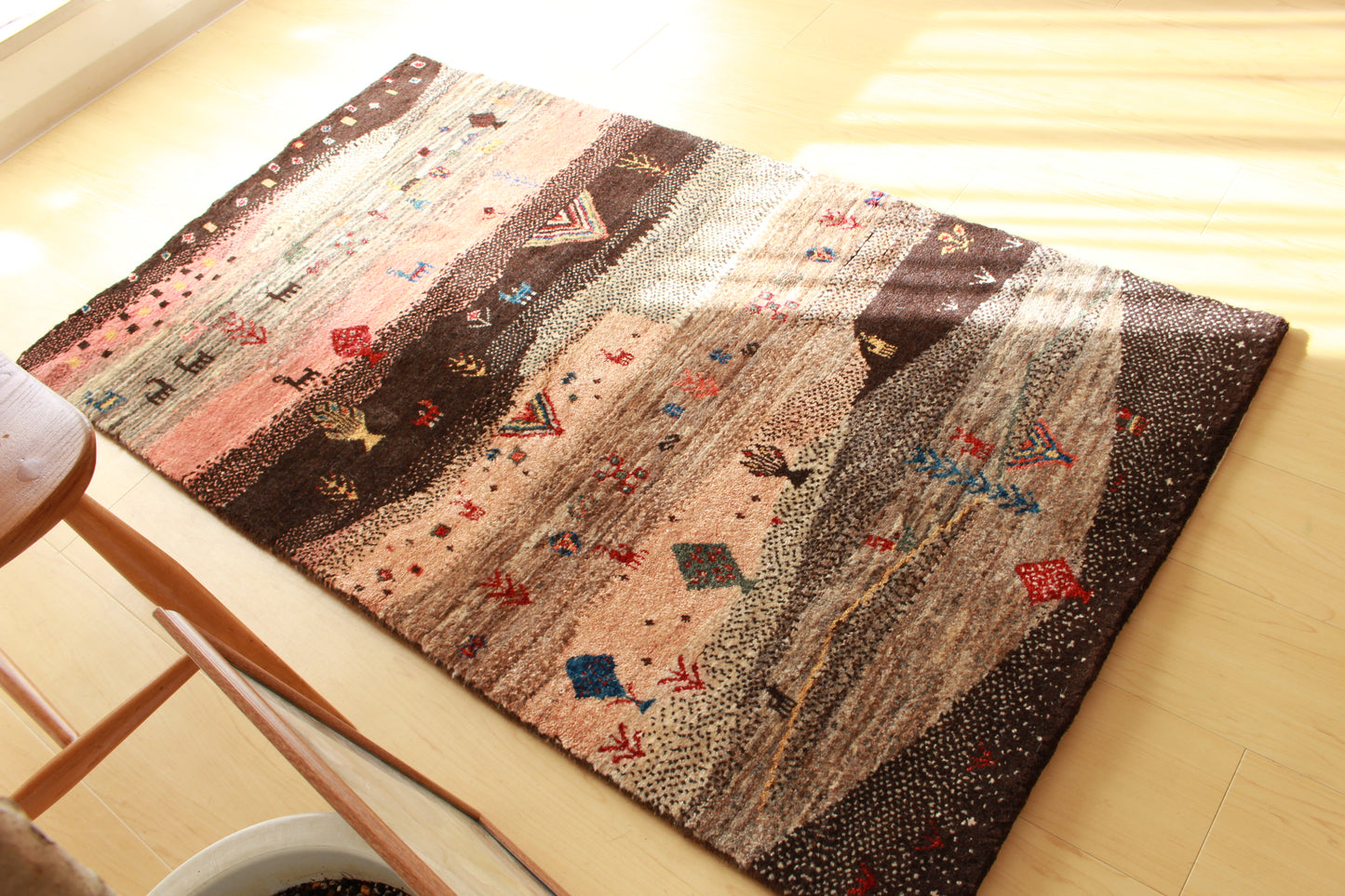 ギャッベ Accent Rug (139cm×80cm) 1663