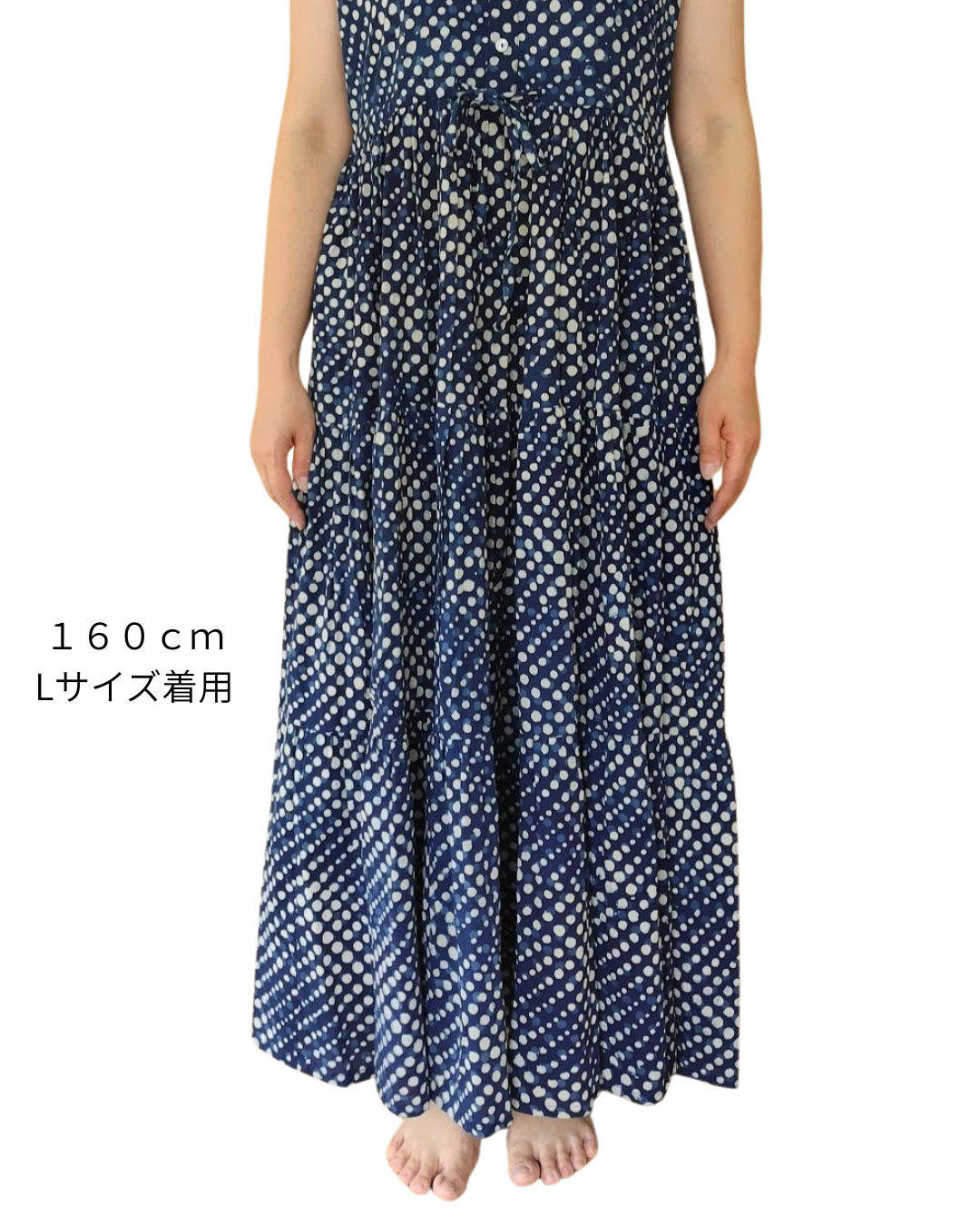 アウトレット【くすみパープルフラワー】ノースリーブワンピース