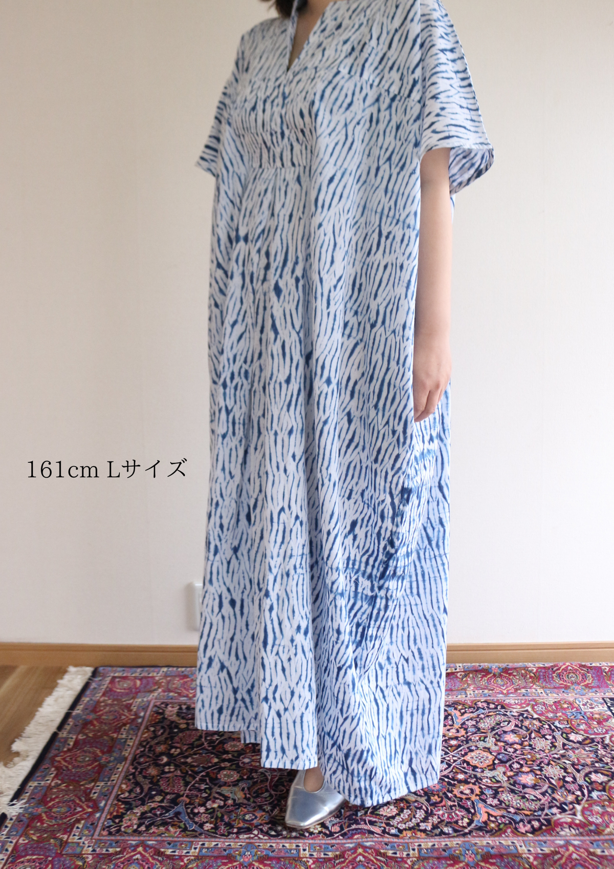 【COMING SOON】SHIBORI カフタン ブラック