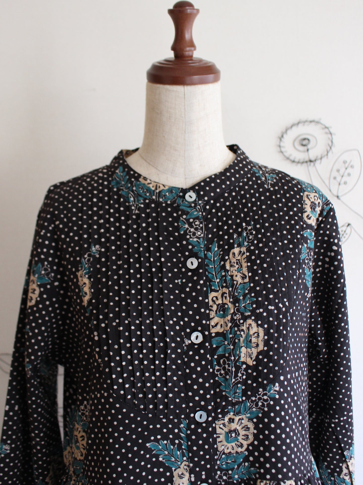 Vikrama Drees ドットフラワー