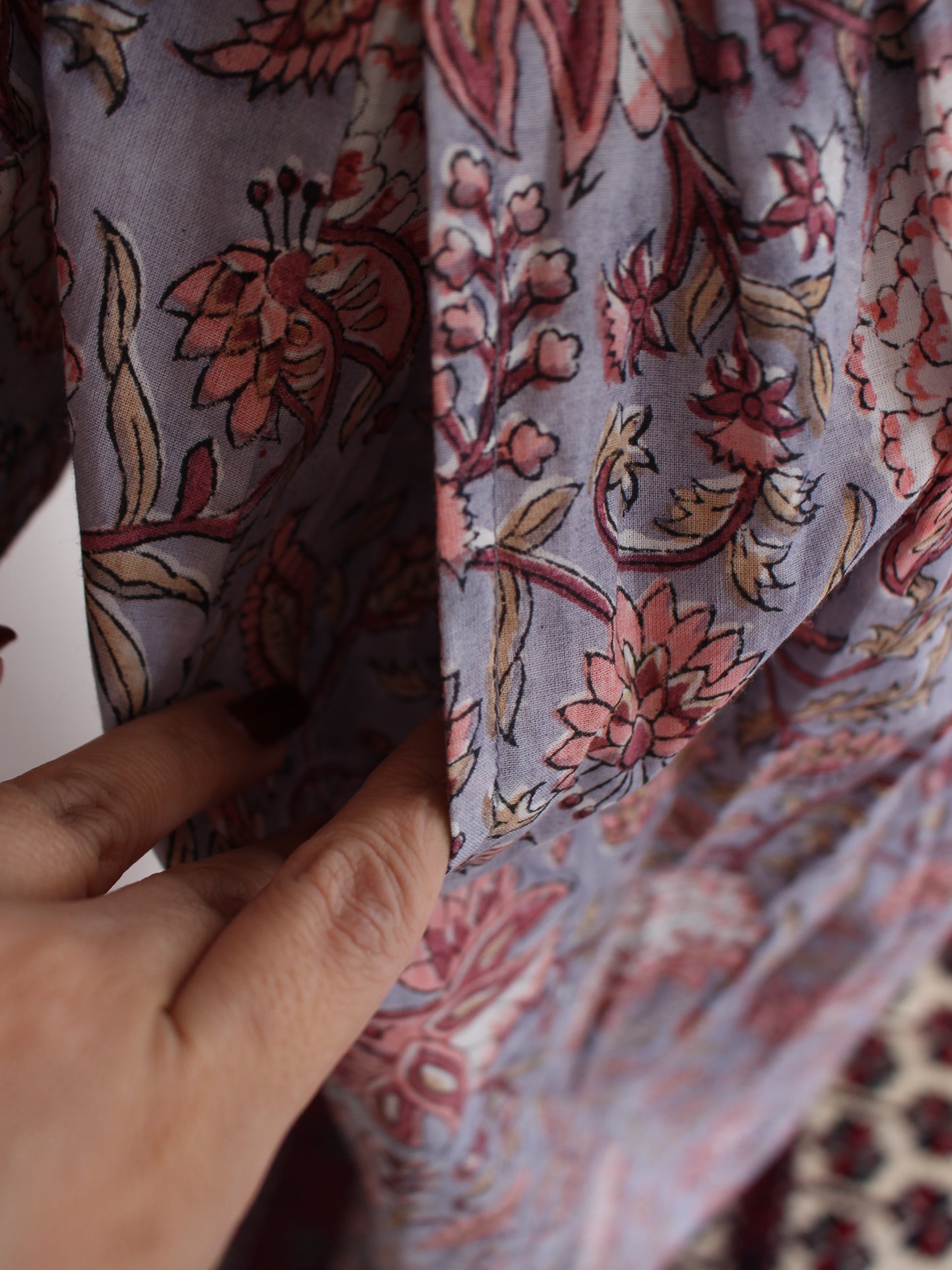 【ピンク牡丹】大人の上品フリルワンピース