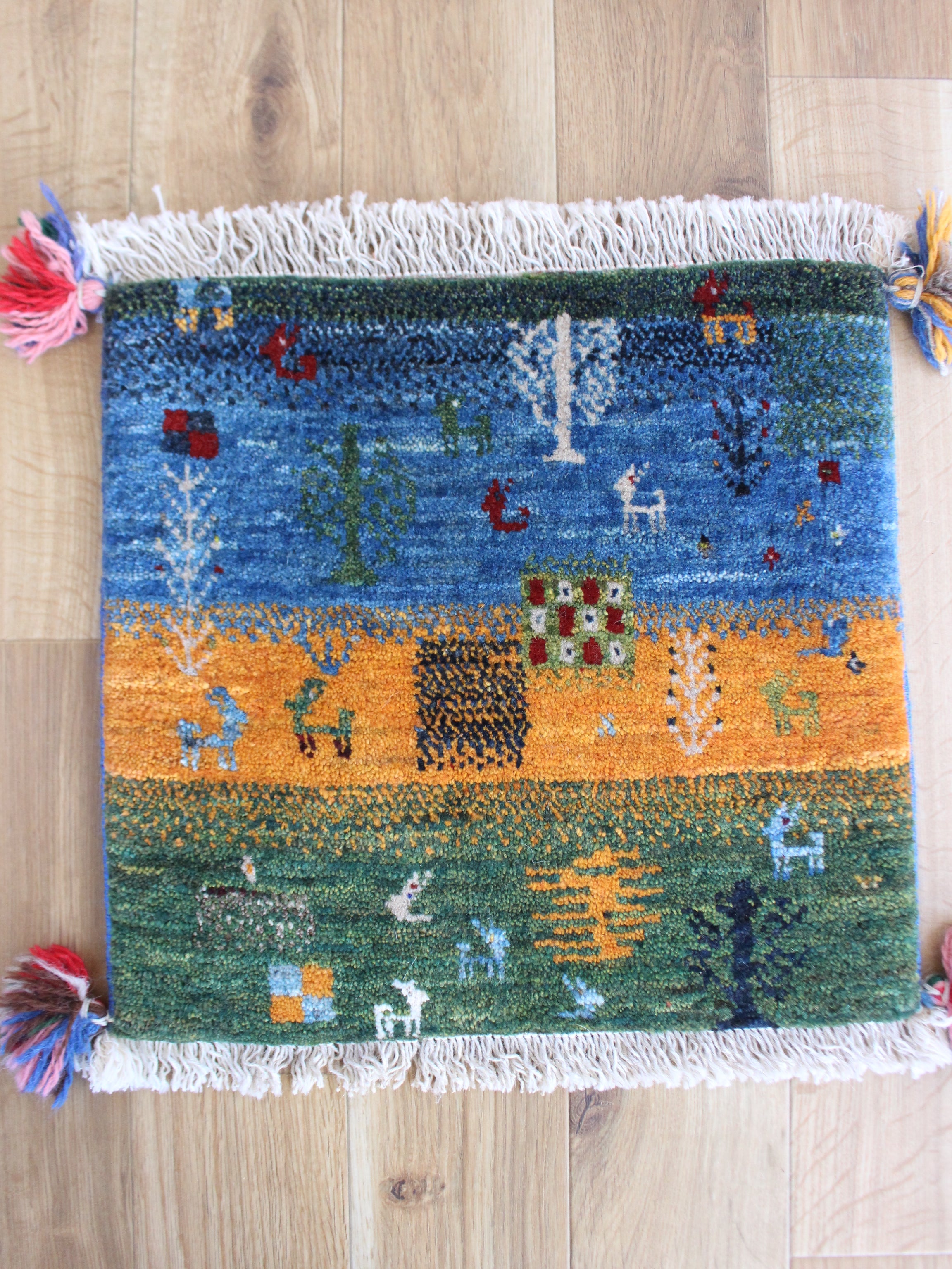 グラデーションが美しい風景ギャッベGabbeh Mini – NARUTREE