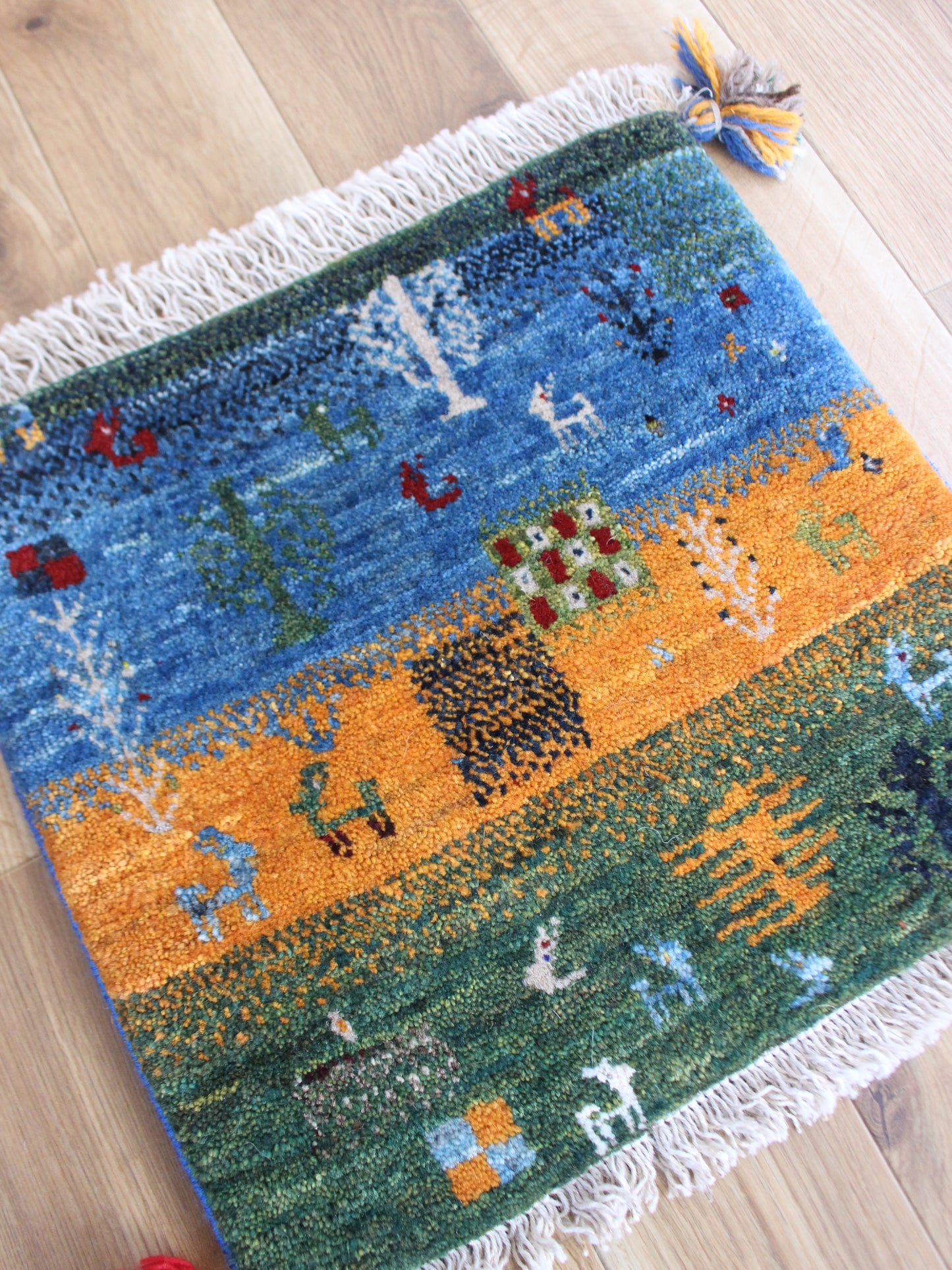 グラデーションが美しい風景ギャッベGabbeh Mini