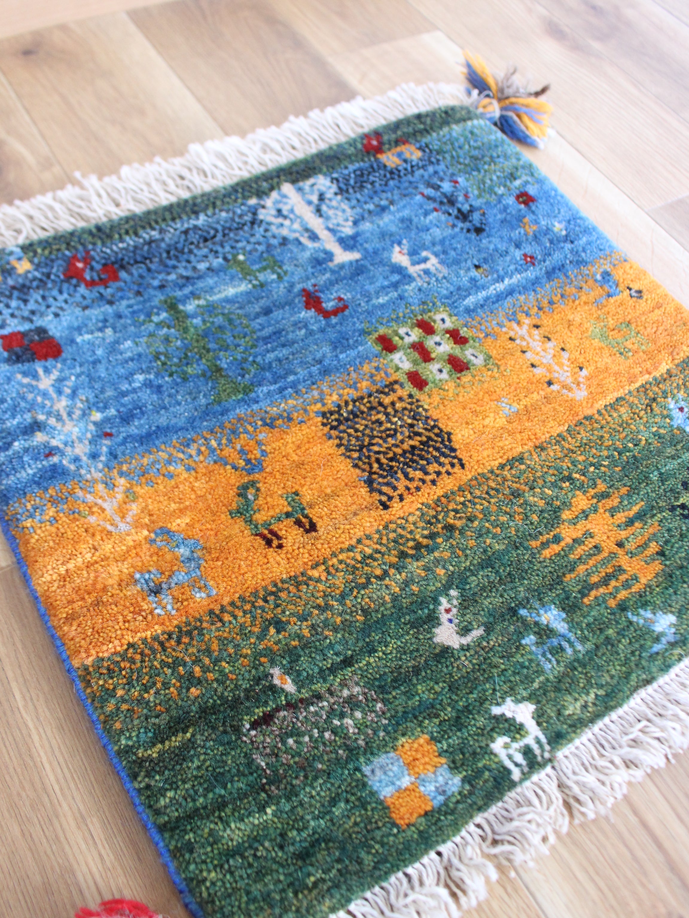 グラデーションが美しい風景ギャッベGabbeh Mini – NARUTREE