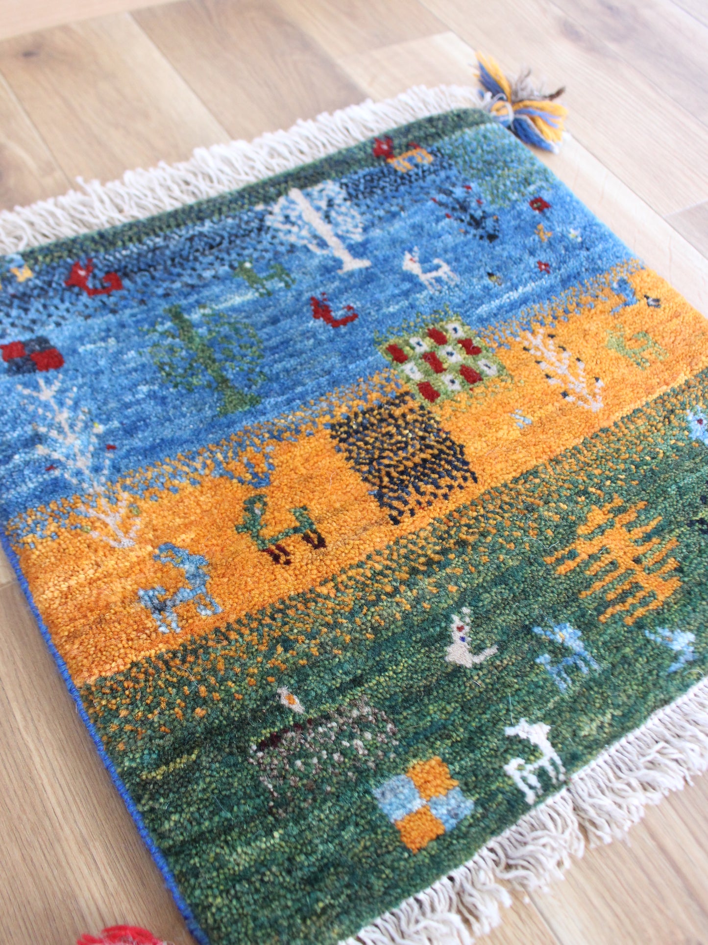 グラデーションが美しい風景ギャッベGabbeh Mini