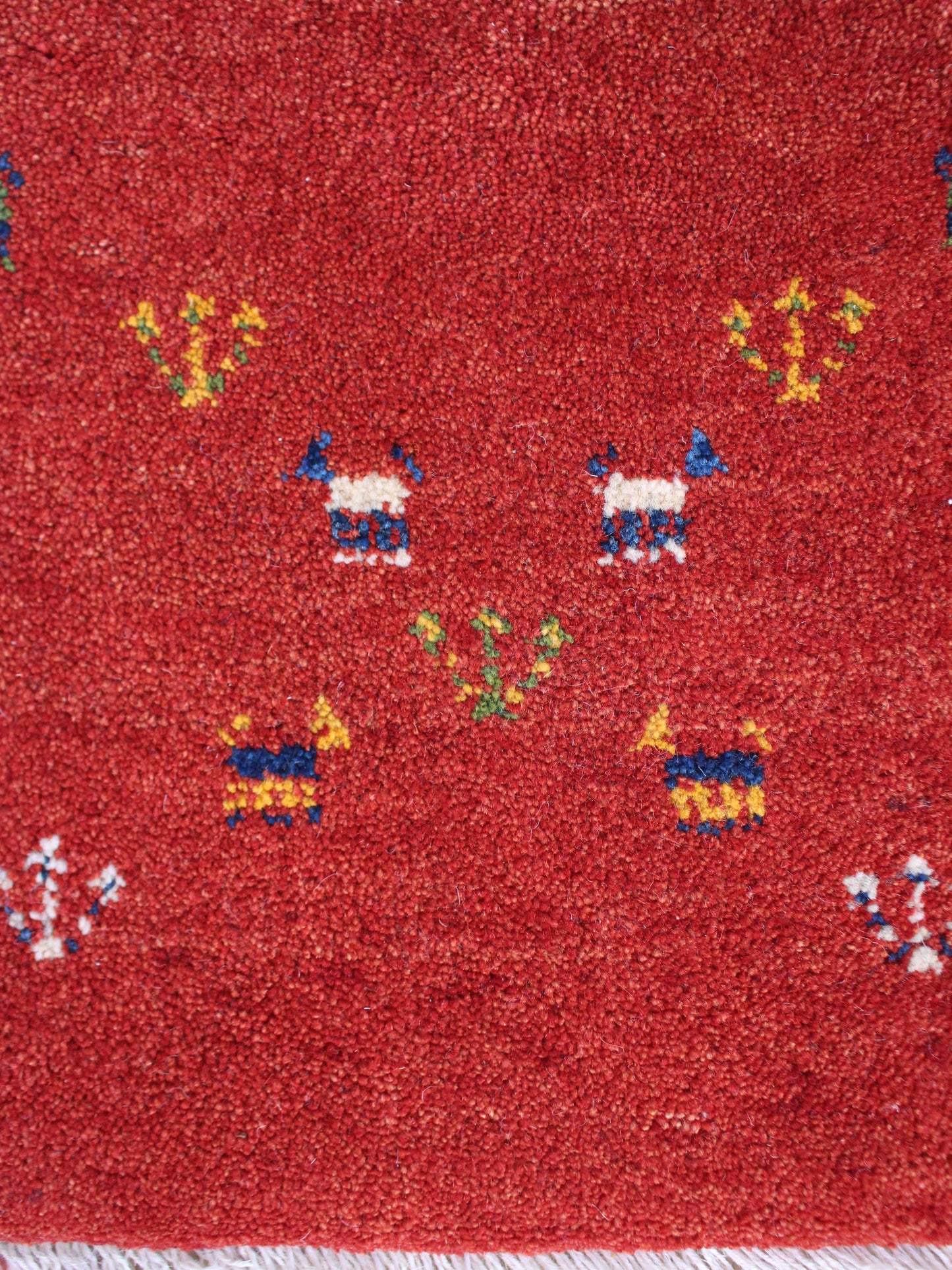 【専用】二つでとってもしっくりする赤ギャッベ