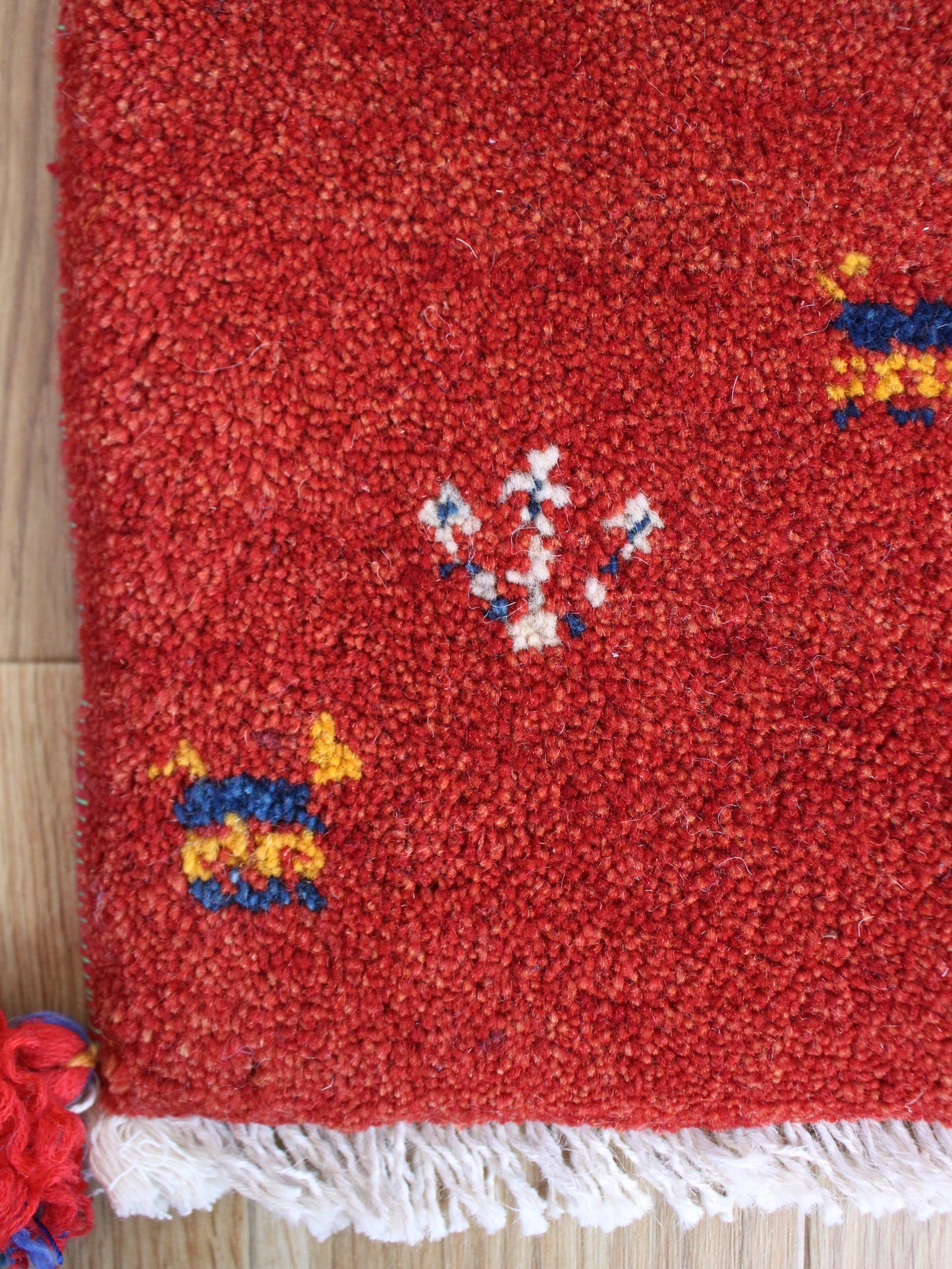 【専用】二つでとってもしっくりする赤ギャッベ