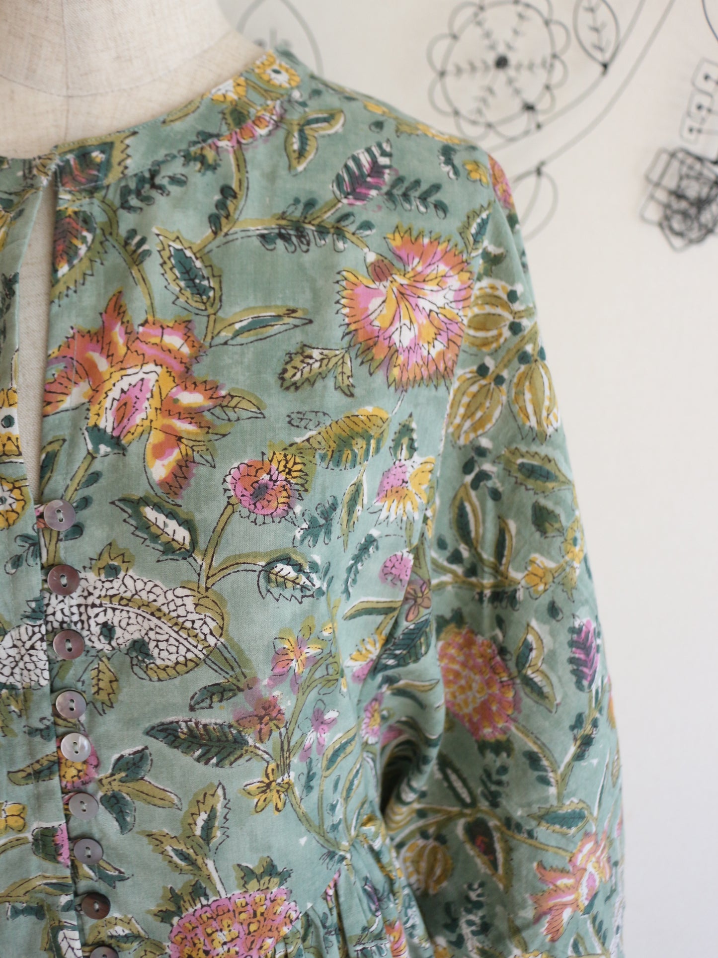 【春限定ダイアナドレス】ライトグリーン