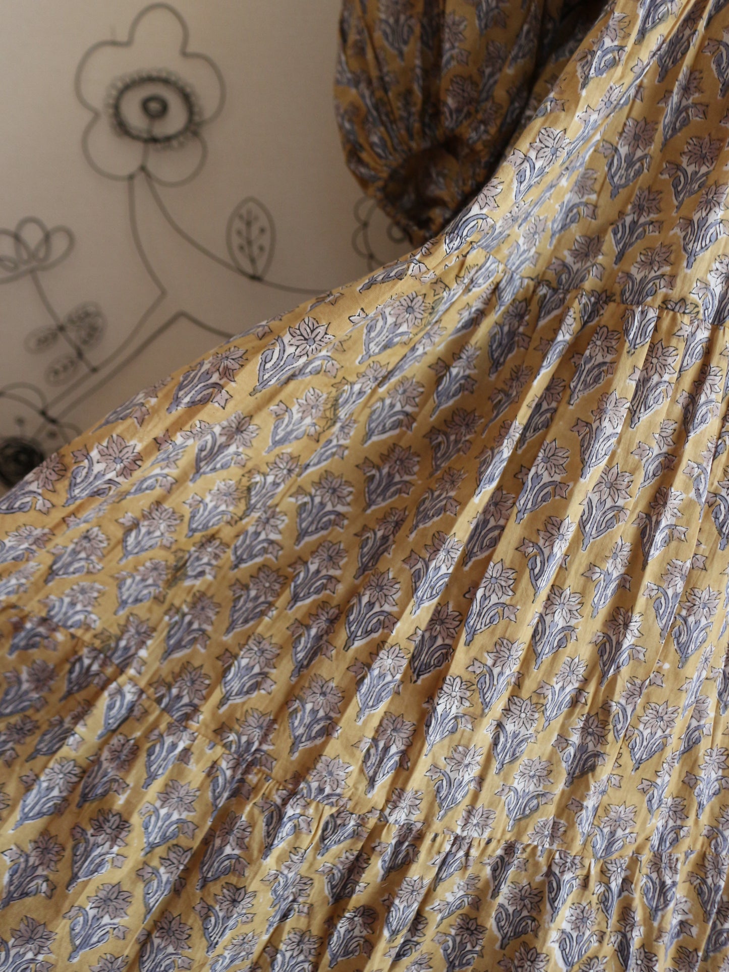 【春限定ダイアナドレス】マスタードイエロー